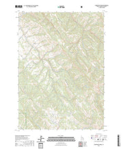 US Topo 7.5-minute map for Commissary Ridge ID