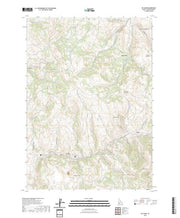 US Topo 7.5-minute map for De Lamar ID