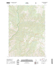 US Topo 7.5-minute map for Dennis Mountain ID