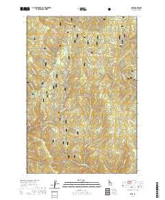 USGS US Topo 7.5-minute map for Dixie ID 2020