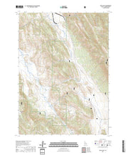 US Topo 7.5-minute map for Dry Valley ID