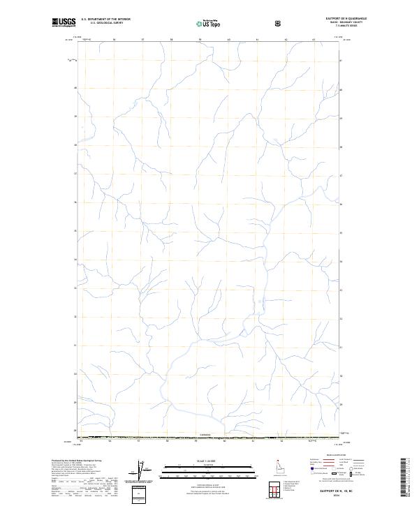 US Topo 7.5-minute map for Eastport OE N IDBC