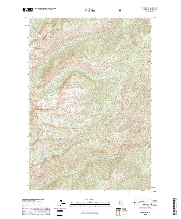 US Topo 7.5-minute map for Fitsum Peak ID