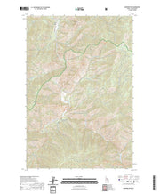 US Topo 7.5-minute map for Gardiner Peak ID