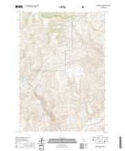 US Topo 7.5-minute map for Gooseberry Creek ID