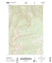 US Topo 7.5-minute map for Grave Peak ID