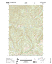 US Topo 7.5-minute map for Greenside Butte ID