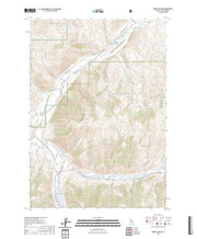 US Topo 7.5-minute map for Harry Canyon ID