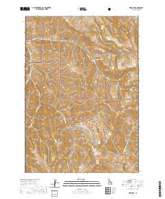 USGS US Topo 7.5-minute map for Herd Lake ID 2020