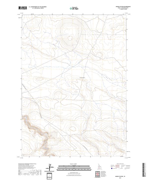 US Topo 7.5-minute map for Hodge Station ID