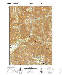 USGS US Topo 7.5-minute map for Horton Peak ID 2020