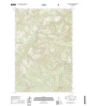 US Topo 7.5-minute map for Huckleberry Mountain ID