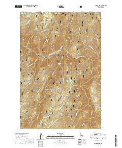 USGS US Topo 7.5-minute map for Hungry Ridge ID 2020