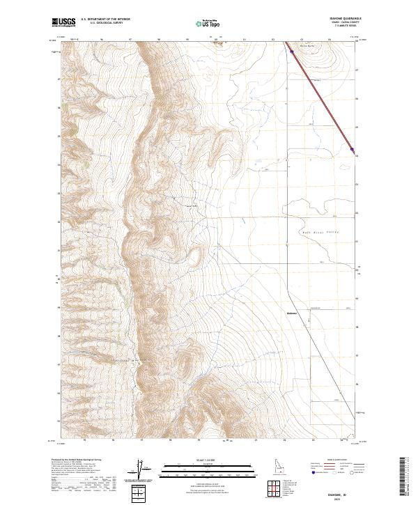 US Topo 7.5-minute map for Idahome ID