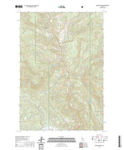 US Topo 7.5-minute map for Indian Mountain ID