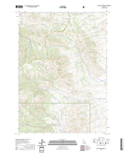 US Topo 7.5-minute map for Jeff Cabin Creek ID