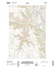 US Topo 7.5-minute map for Kamiah ID