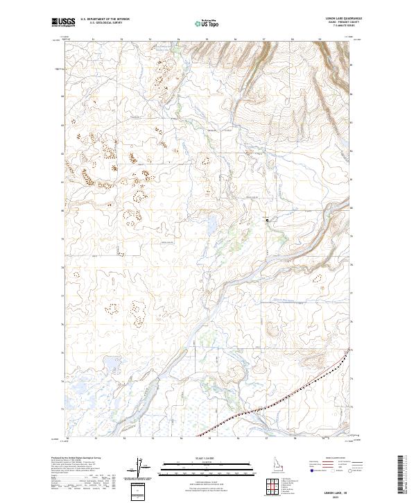 US Topo 7.5-minute map for Lemon Lake ID