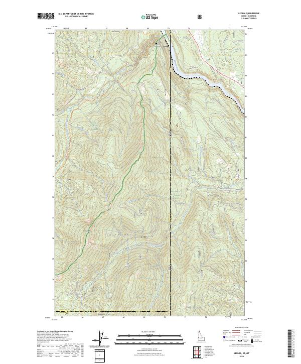 US Topo 7.5-minute map for Leonia IDMT