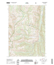 US Topo 7.5-minute map for Log Mountain ID