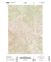 US Topo 7.5-minute map for Long Tom Mountain ID