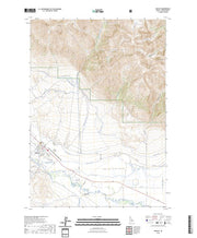 US Topo 7.5-minute map for Mackay ID