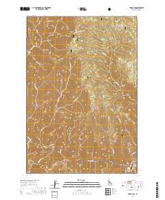 USGS US Topo 7.5-minute map for Mackay Bar ID 2020