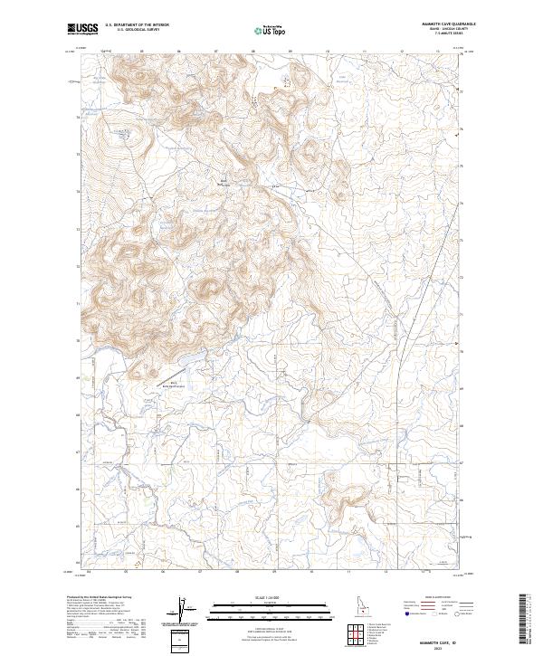 US Topo 7.5-minute map for Mammoth Cave ID