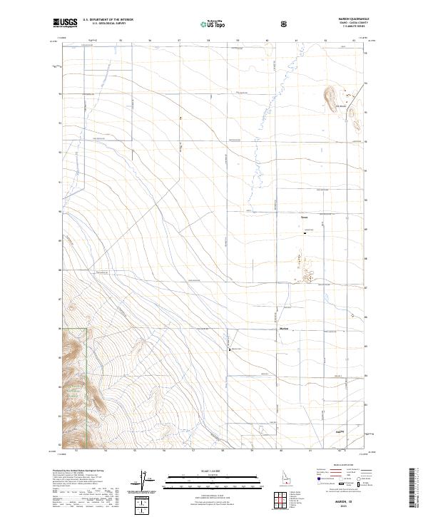 US Topo 7.5-minute map for Marion ID