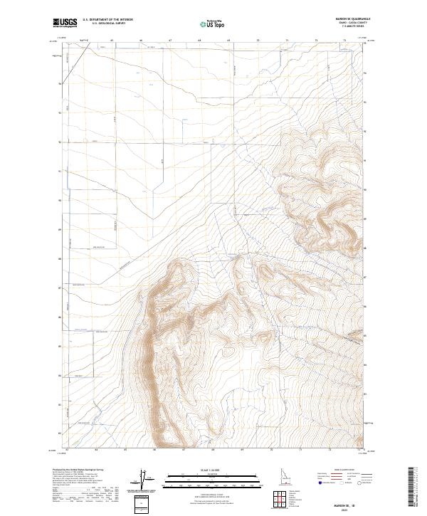 US Topo 7.5-minute map for Marion SE ID