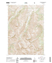 US Topo 7.5-minute map for Massacre Mountain ID