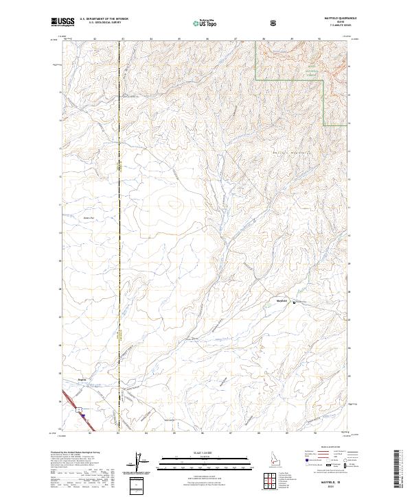 US Topo 7.5-minute map for Mayfield ID