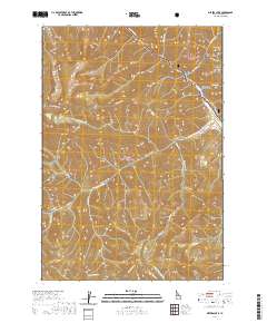 USGS US Topo 7.5-minute map for Meyers Cove ID 2020