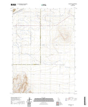 US Topo 7.5-minute map for Milner Butte ID