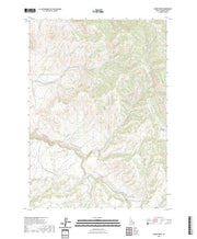 US Topo 7.5-minute map for Miner Creek ID