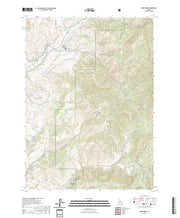 US Topo 7.5-minute map for Mink Creek ID