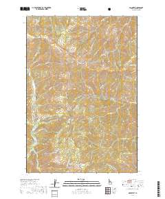 USGS US Topo 7.5-minute map for Monument ID 2020