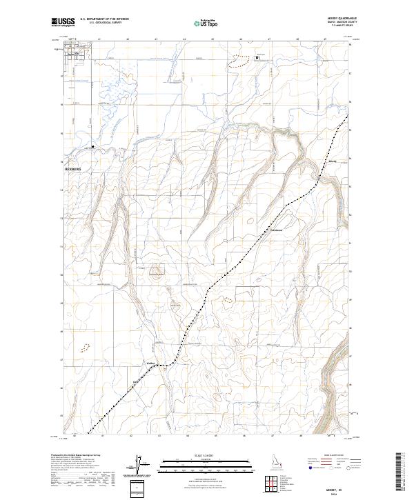 US Topo 7.5-minute map for Moody ID