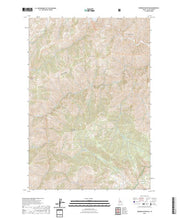 US Topo 7.5-minute map for Mormon Mountain ID