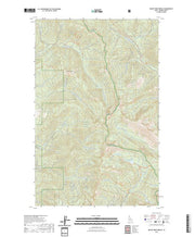 US Topo 7.5-minute map for Mount Pend Oreille ID