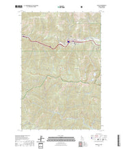 US Topo 7.5-minute map for Mullan IDMT