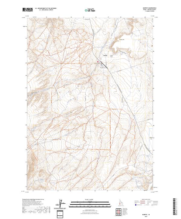 US Topo 7.5-minute map for Murphy ID