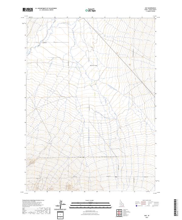 US Topo 7.5-minute map for Naf ID