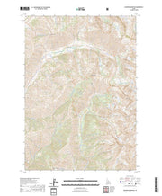 US Topo 7.5-minute map for Nahneke Mountain ID