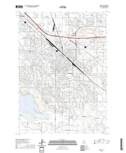 US Topo 7.5-minute map for Nampa ID