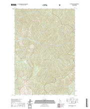 US Topo 7.5-minute map for Nez Perce Peak IDMT