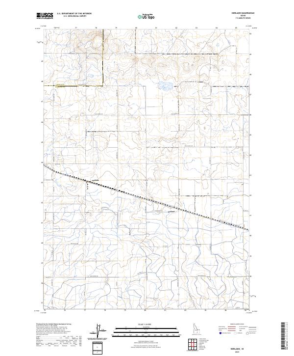 US Topo 7.5-minute map for Norland ID