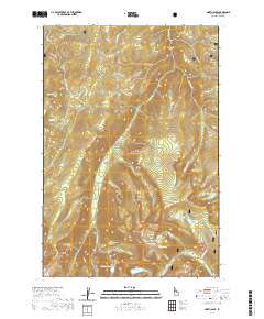 USGS US Topo 7.5-minute map for North Pole ID 2020