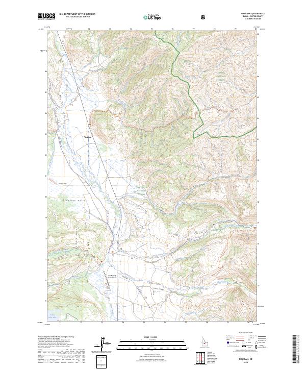 US Topo 7.5-minute map for Obsidian ID