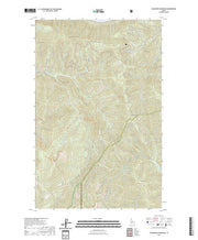 US Topo 7.5-minute map for Packsaddle Mountain ID